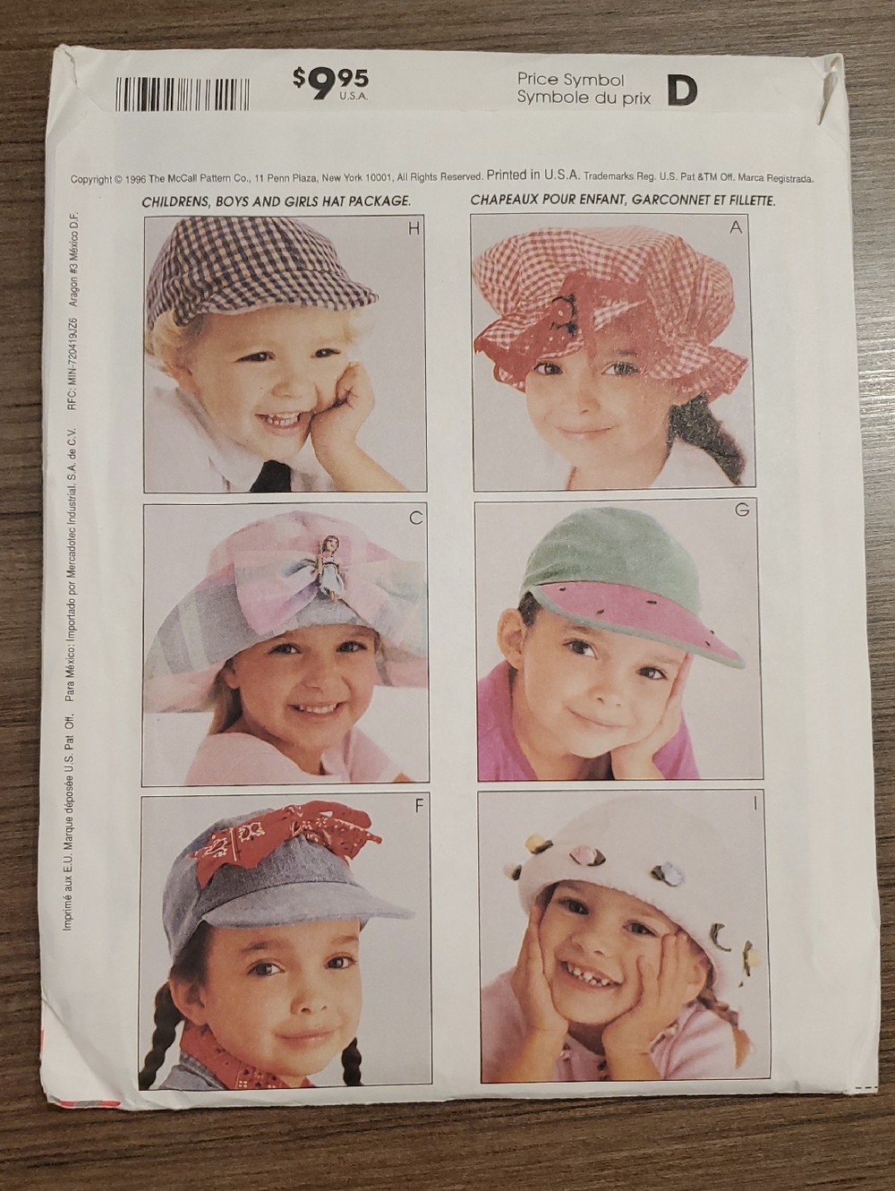 Bundle Of 4 Hat Patterns - Picture 6 of 13